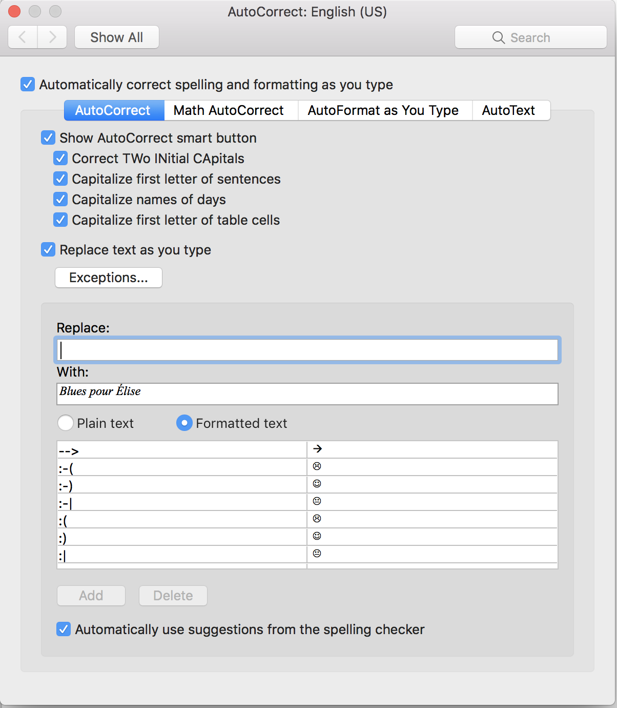 AutoCorrect Screen in Word Tech Tools for Long Academic Writing Projects