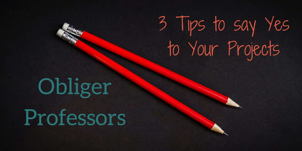 Obliger Professors: 3 Unconventional Ways to Say Yes to Your Projects