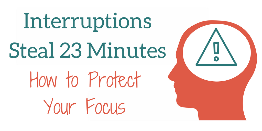 Interruptions Steal 23 Minutes: How to Protect Your Focus